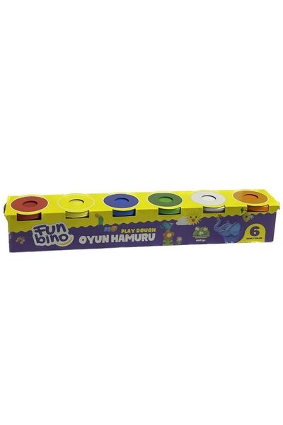 Generic Brand 600 جرام 6 ألوان من عجينة اللعب
