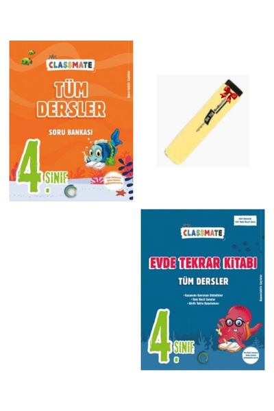 Okyanus Yayınları 4. Sınıf Tüm Dersler Soru Bankası ve Evde Tekrar Kitabı