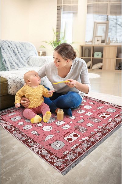 WOOF HOME Colorful and Fun Children's Food Cloth - Mealtime Enjoyable