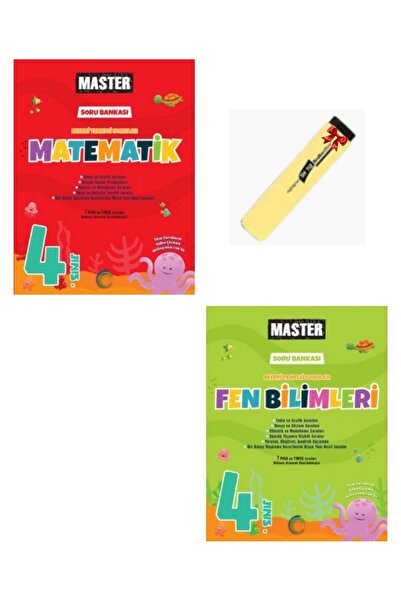Okyanus Yayınları 4. Sınıf Master Matematik ve Fen Bilimleri Soru Bankası