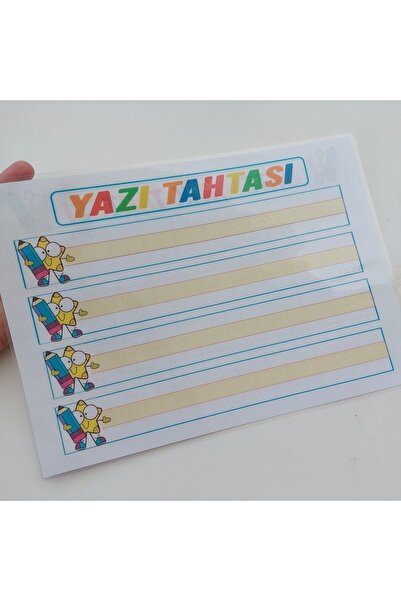 Yaz Sil Özellikli Sayfa 4 Adet Birlikte