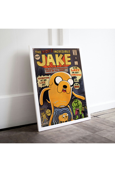 Arthopia Köpek Jake Dev Jake Dekorasyon Yüksek Kaliteli Çerçevesiz Duvar Tabl...