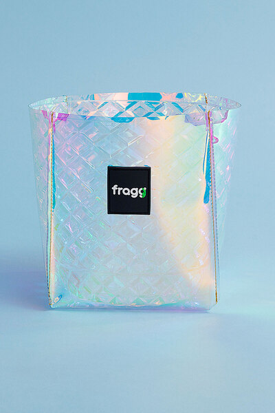 Holografik PVC Kaplamalı Plastik Saksı 1,6 Litre