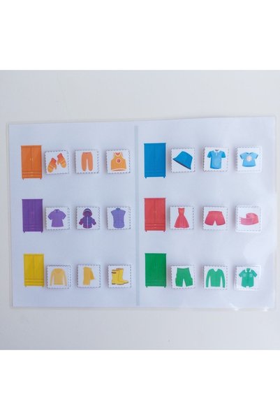 Etkinlik ve çocuk Grouping Activity According to Colors