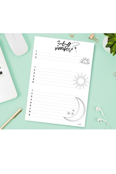 coloridea 3 6 9 Manifest Defteri A5 (14x21 cm)