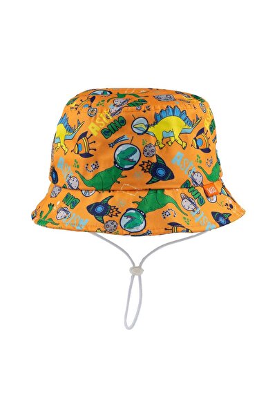 Kitti قبعة صيفية ملونة للأطفال والرضع بنمط دينو