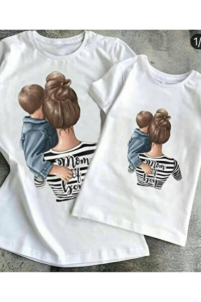 tunay moda Anne Oğul Tişört (ADET FİYATIDIR)kombin