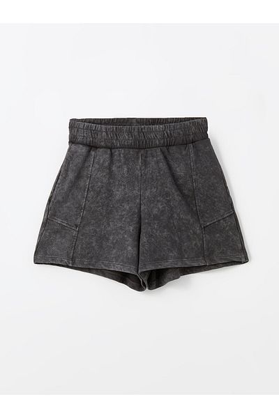 LC Waikiki LCW Women's Elastic Waist Straight Shorts