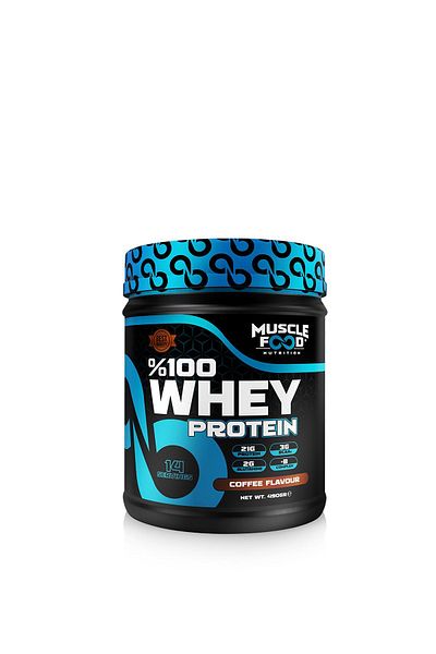 MUSCLEFOOD Whey 490 g 14 Servings Coffee Flavored
