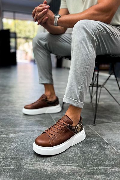 Joy Man J145 Sauerbergg - Ортопедична стелка Мъжки маратонки Спортни обувки CBT Tan