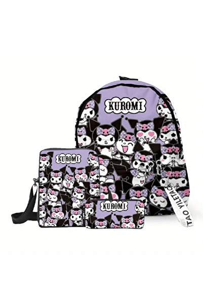 bundle island Set rucsac pentru copii cu figurină Kuromi - Nutriție și stilou...