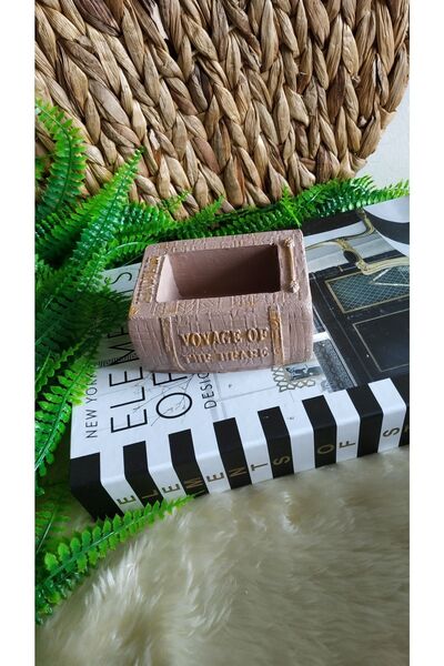 evdeki atölyem Kitap Saksı Dekorasyon