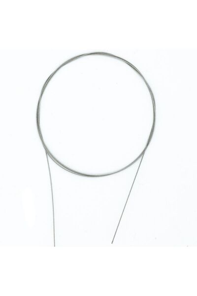 EgeÇelikHalat Paslanmaz Krom Çelik Halat 7x7 1mm 10 Metre