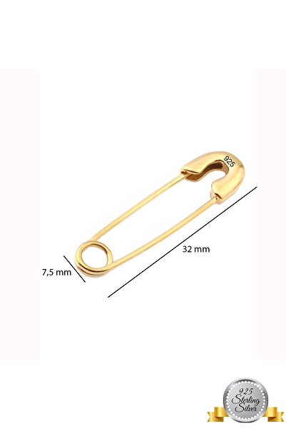 Adal Silver 925 Ayar Gümüş Çengelli Iğne (32 X 7,5 MM)