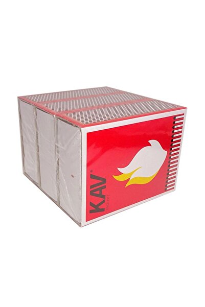 Kav Kükürtsüz Kibrit Ortalama 100'lü Çöp 3 Paket