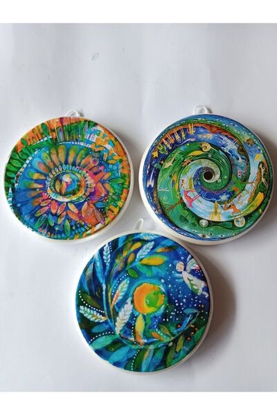 ZeyMin Art Nazarlık Temalı 3 Lü Duvar Süsü