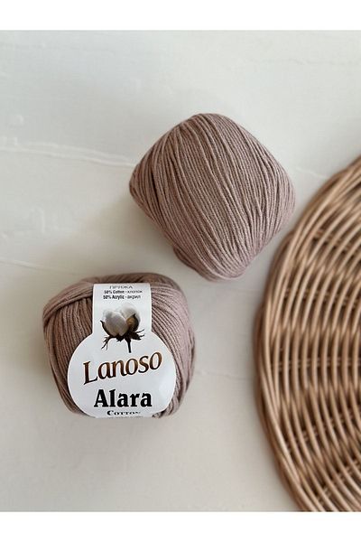 Lanoso Alara Cotton 50 gr Hand Knitting Yarn - Color Code: 907