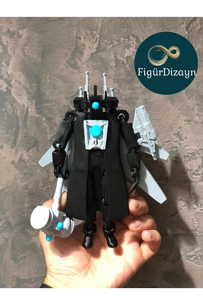 FigürDizayn Skibidi Toilet Titan - Cameraman Model