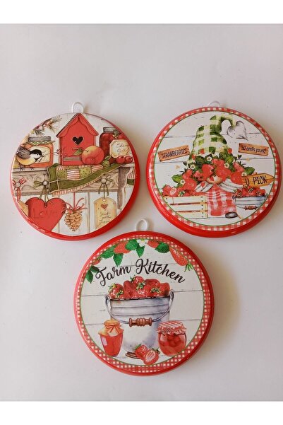 ZeyMin Art Country Kitchen 3 Lü Duvar Süsü