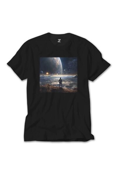 Karadeniz Tricou negru Muzeul Spațiului