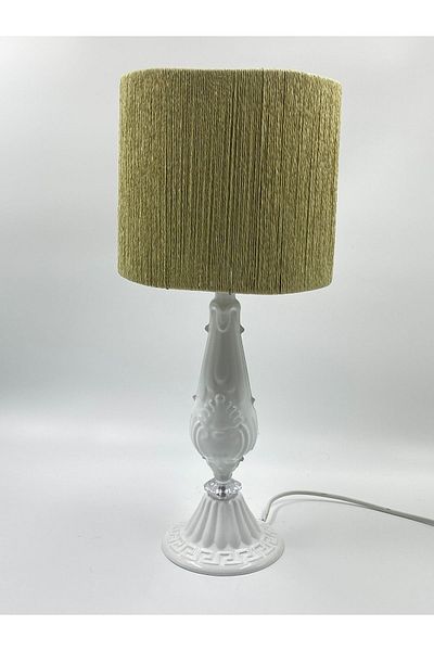 sgeteknoloji Wicker Braided Modern Lampshade - Metal Embroidered