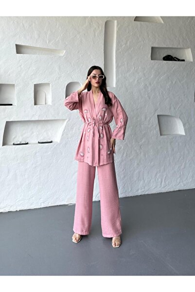 Story Embroidered and Jewelled Kimono Set