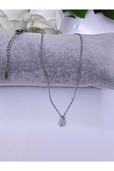 Çelik YONCA قلادة من الفولاذ المقاوم للصدأ