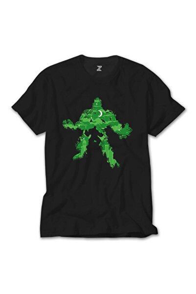 Karadeniz Μαύρο T-Shirt Hulk City