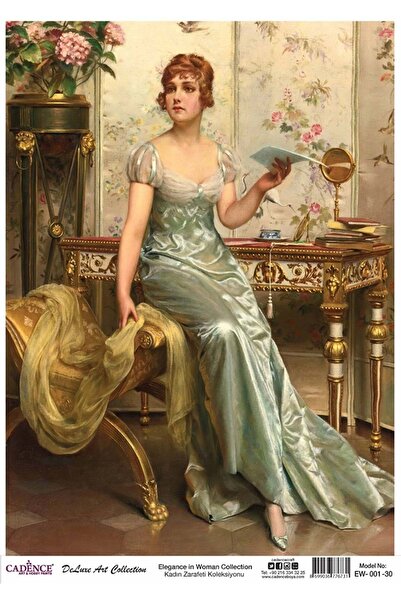 Cadence Ew 01 Kadın Zarafeti Koleksiyonu Pirinç Dekopaj 30x42