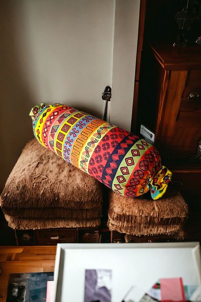 BARERMO Candy Throw Pillow, Throw Pillow, Cushion, Pillow, Cinder Pillow, Under Neck Pillow, Patterned and Colorful Pillow