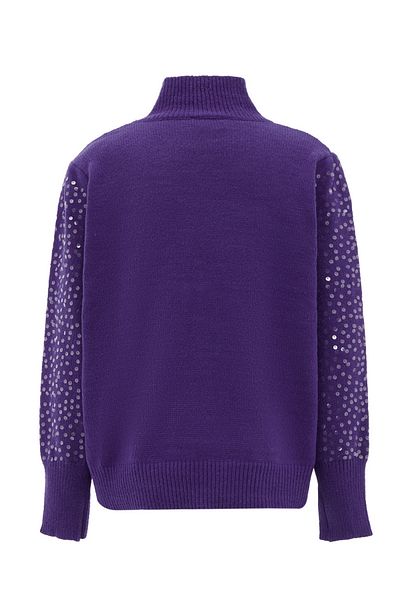 Faina Strickpullover mit Pailletten