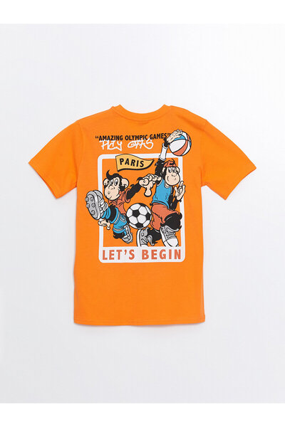 LC Waikiki Boys - Crew Neck and Printed Short Sleeve T-Shirt LCW