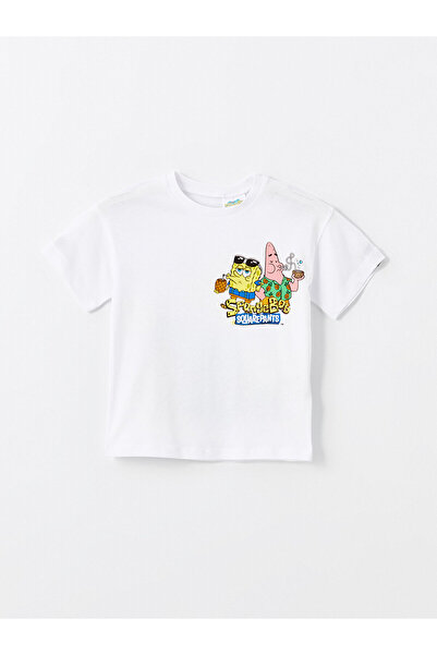 LC Waikiki Baby Jungen - LCW T-Shirt mit Rundhalsausschnitt und Bob-Print