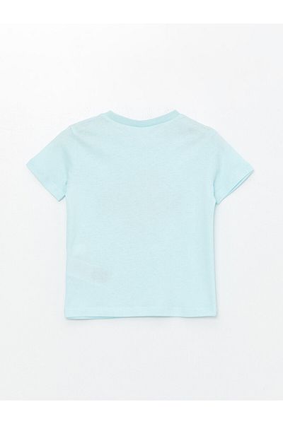 LC Waikiki LCW Baby Boy T-Shirt - Crew Neck, Short Sleeve, Printed