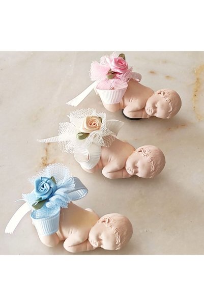 Gönül İşlerim Welcome Baby Scented Stone Magnet (20 Pieces)