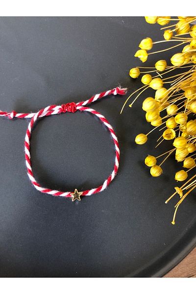 Stoneday Marteniçka Gold Star Detailed Spring Arrival Bracelet