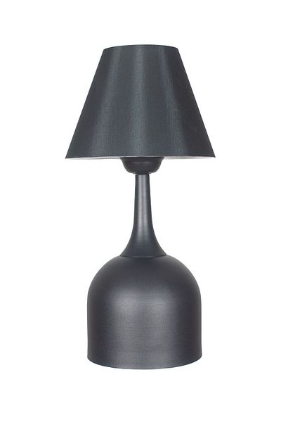 Fer Avize Reina Modern Design Black Head Black Base Lampshade - Table - Night Lamp