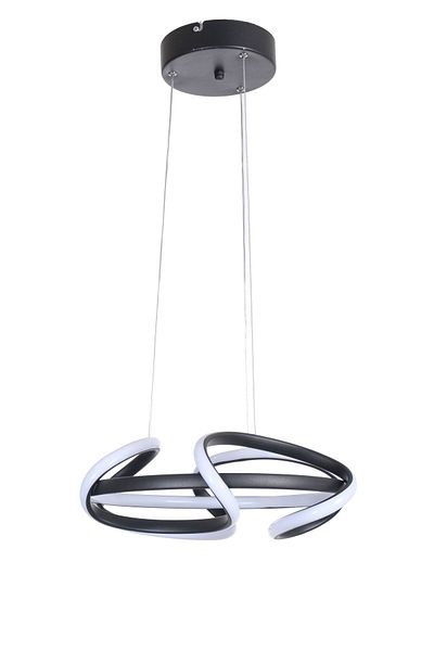 Fer Avize Denver Modern Design Black Color Dining Table Top - Kitchen - Living Room White Led Pendant Chandelier