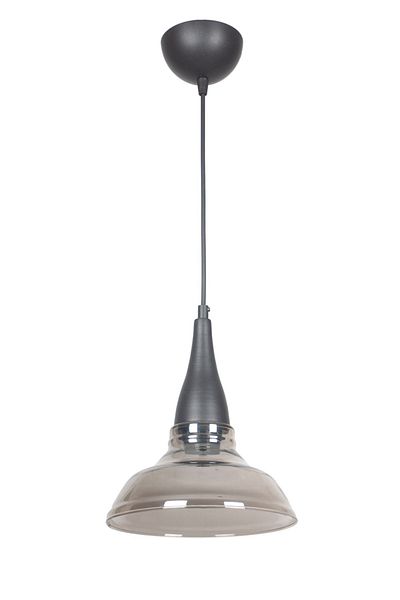 Fer Avize Beray Special Design Living Room - Bedroom - Kitchen - Smoked Glass Single Chandelier