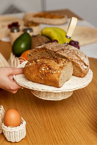 Maison Avf Rattan Bohemian Bamboo Patisserie - Standing, Wicker Presentation and Cake Serving Stand