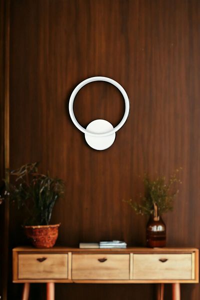 Fer Avize Polina Modern Design White Color Daylight Led Bathroom - Kitchen - Living Room Led Wall Sconce