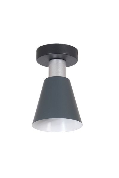 Fer Avize Pancu Modern Design Cafe Kitchen Hall Living Room Low Ceiling Anthracite Color Metal Single Chandelier