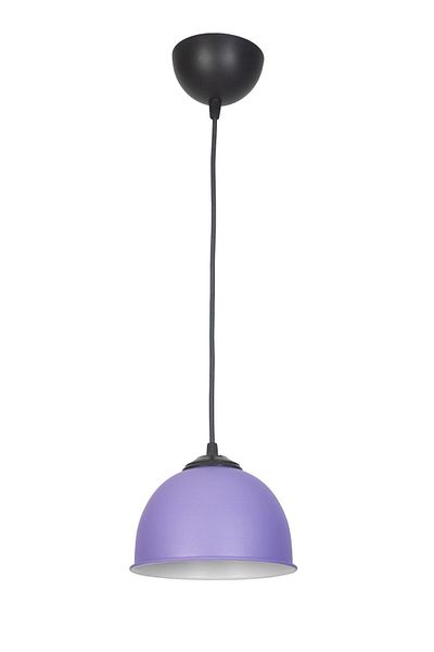 Fer Avize Cute Small Modern Design Lilac Color Metal Cafe - Kitchen Single Chandelier