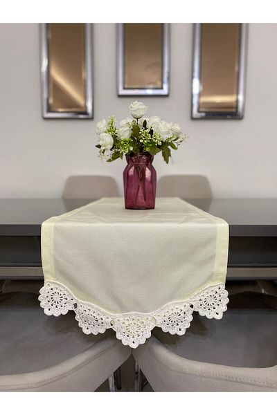 Parla Life 40x140 cm Λευκά είδη - Πλεκτό στο χέρι Μοτίφ Πάπια