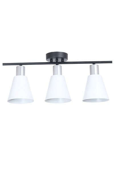 Fer Avize Cool Modern Design Bedroom - Living Room - Kitchen - Cafe White Color 3-Piece Chandelier