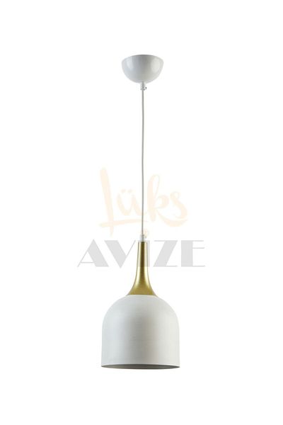 Fer Avize Reına Modern Design Metal Headboard White Color Pendant Lamp Cafe - Kitchen Single Chandelier