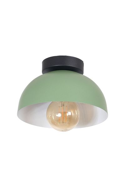 Fer Avize Kante Modern Design Cafe Kitchen Hall Living Room Low Ceiling Green Color Metal Single Chandelier