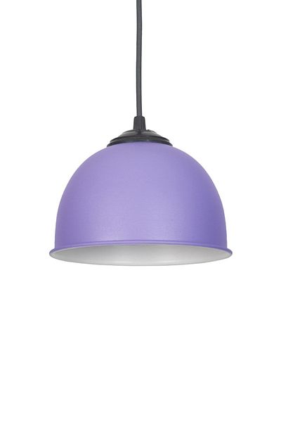 Fer Avize Cute Small Modern Design Lilac Color Metal Cafe - Kitchen Single Chandelier