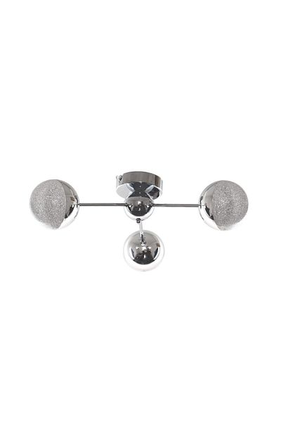 Fer Avize Rima Plofonyer Modern Retro Chrome Color Living Room - Kitchen - Bedroom 3 Led Chandelier