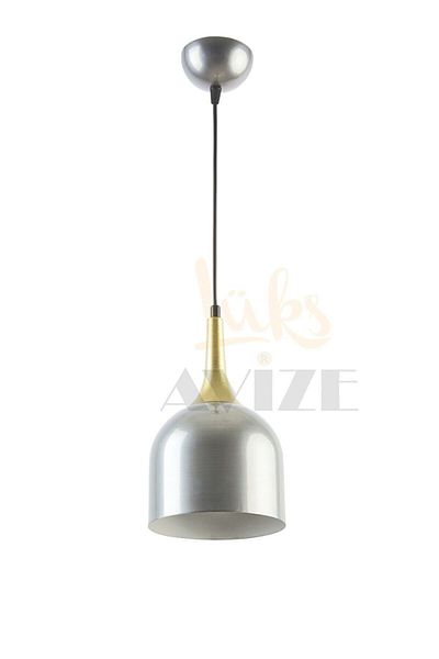 Fer Avize Reına Modern Design Metal Head Gray Color Pendant Lamp Cafe - Kitchen Single Chandelier